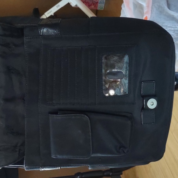 Fossil leather messenger bag (A) - Picture 3 of 4